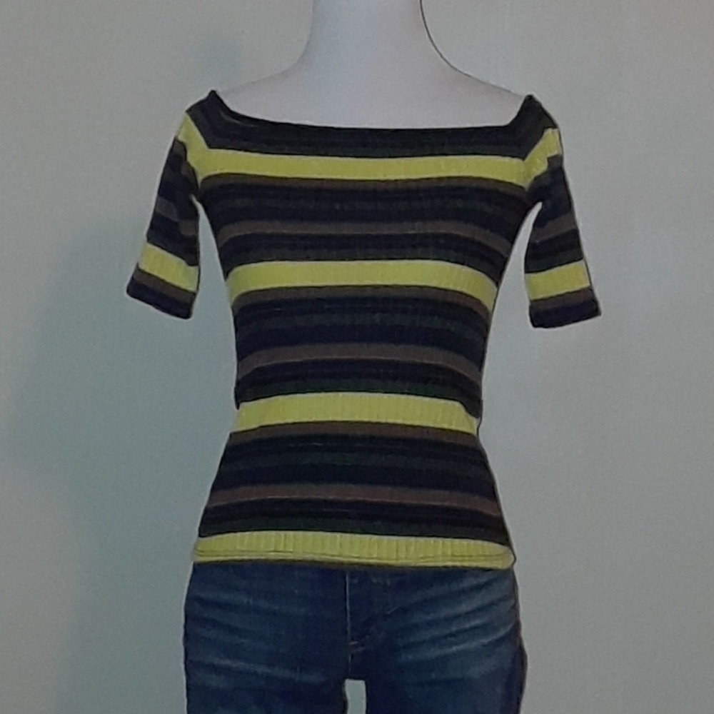NWT Splendid striped short sleeved top